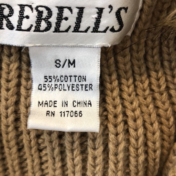 REBELL’s S/M women’s long button down sweater with hood - Picture 9 of 10